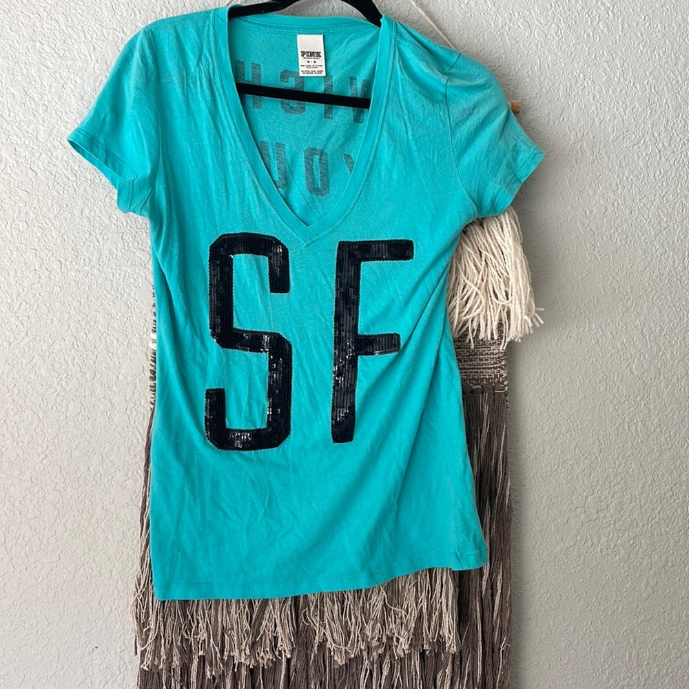Pink Victoria Secret San Francisco CA shirt size M